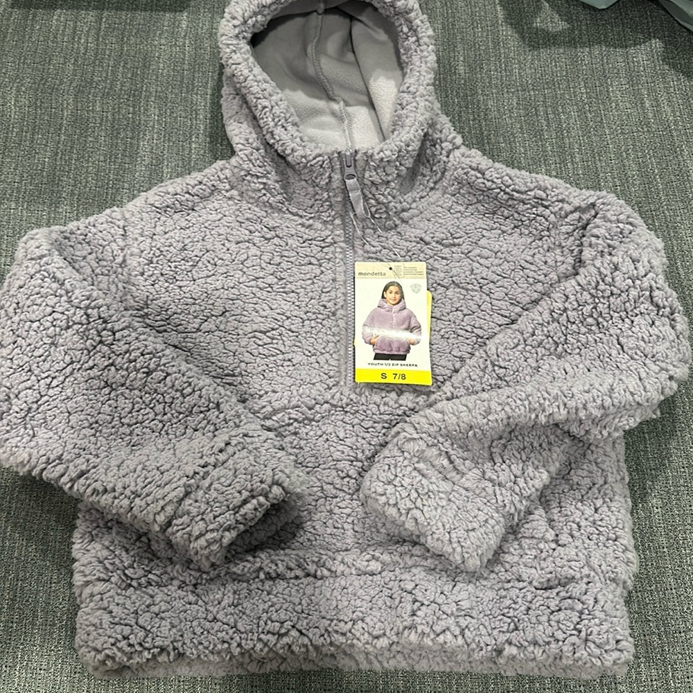 Mondetta youth 1/2 zip Sherpa